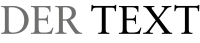 Der Text – Inga Häusermann Logo